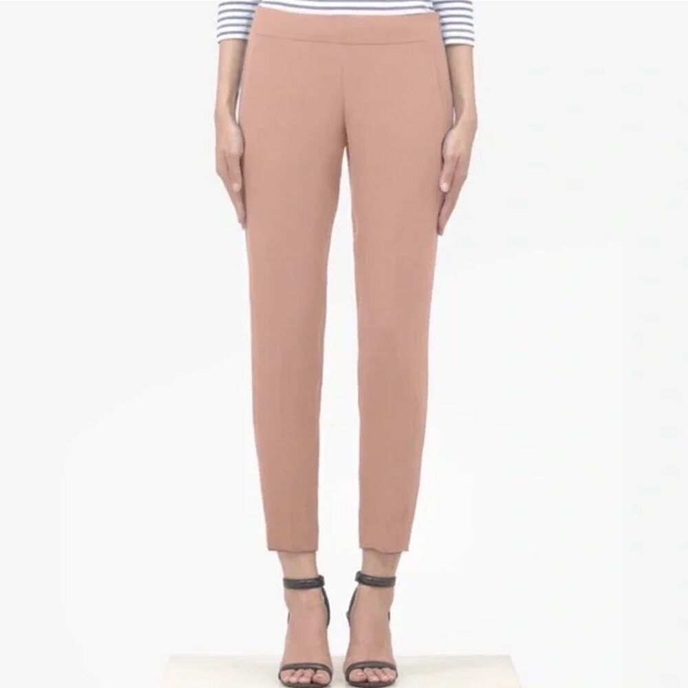 Theory Timba Madera Dusty Pink Trousers